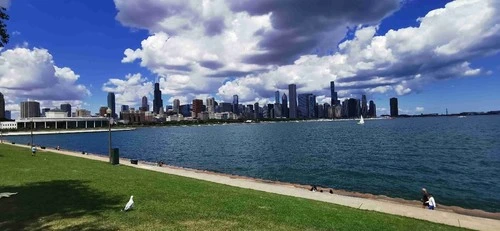 Chicago Skyline - От Nicolaus Copernicus Monument, United States