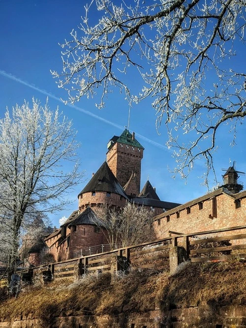 Château du Haut-Kœnigsbourg - Desde East Parking, France
