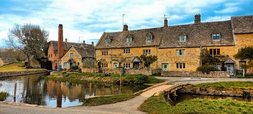 England's Cotswolds - Depuis Lower slaughter - In front of the mini Ford bridge, United Kingdom