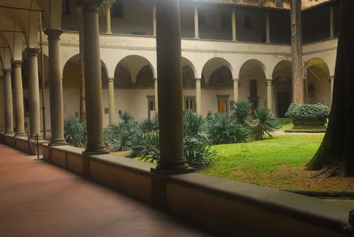 Chiesa di Santa Maria del Carmine - From Courtyard, Italy