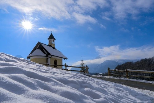 Kirchleitn Kapelle - Von Parkplatz, Germany