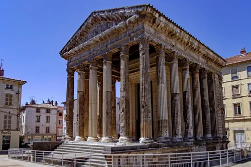 Roman Temple of Augustus and Livia - France