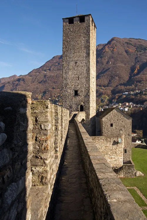 Torre Bianca - Desde Old Castle Wall, Switzerland