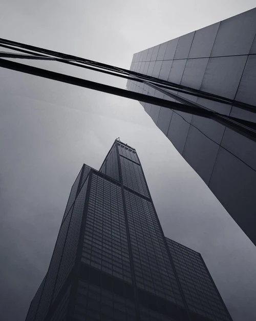 Sears Tower - Desde Reflected off the glass from building across Wacker Dr, United States