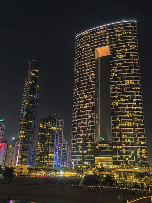 Address Beach Hotel - From Blue waters pedestrian bridge, United Arab Emirates