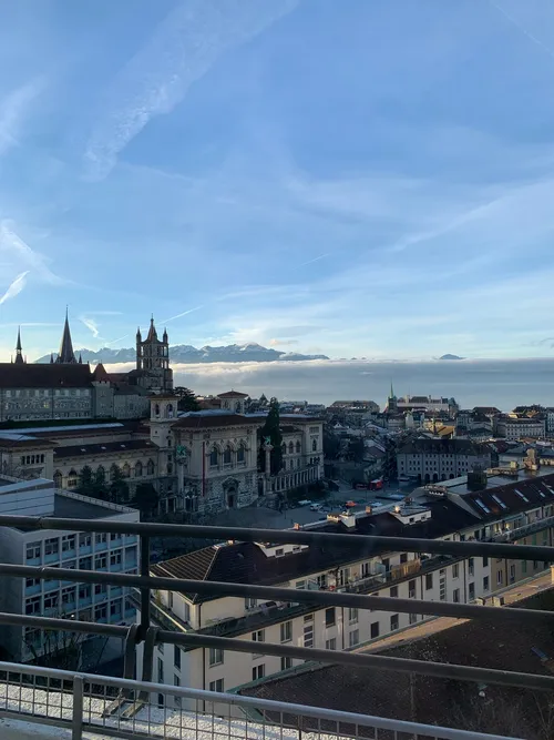 Lausanne - From Top of the Cathedral, Switzerland