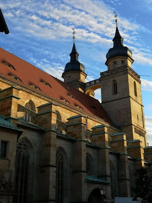 City Church of the Holy Trinity Bayreuth - From Kämmereigasse, Germany
