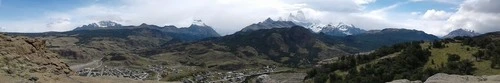 El Chalten - Depuis Barrancos de Río Las Vueltas, Argentina