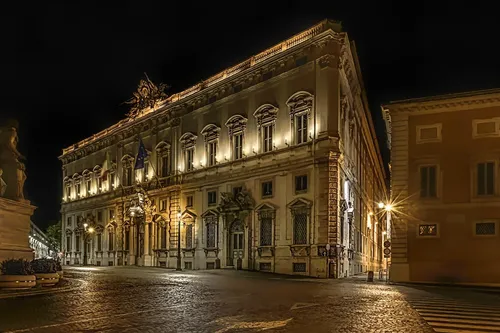 Constitutional Court of Italy - Depuis Quirinal Obelisk, Italy