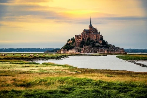Mont Saint-Michel - Dari Barrage du Mont St Michel, France
