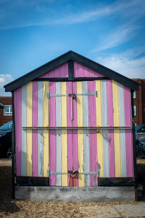 Colorful boxes in Promenade - United Kingdom