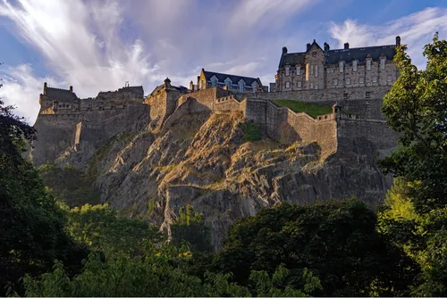 Edinburgh Castle - Aus Statue of Thomas Guthrie, United Kingdom