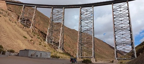 Viaduct Polvorilla - Aus Below, Argentina