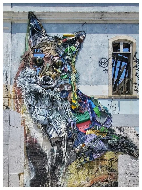 Raposa - por Bordalo II - Portugal