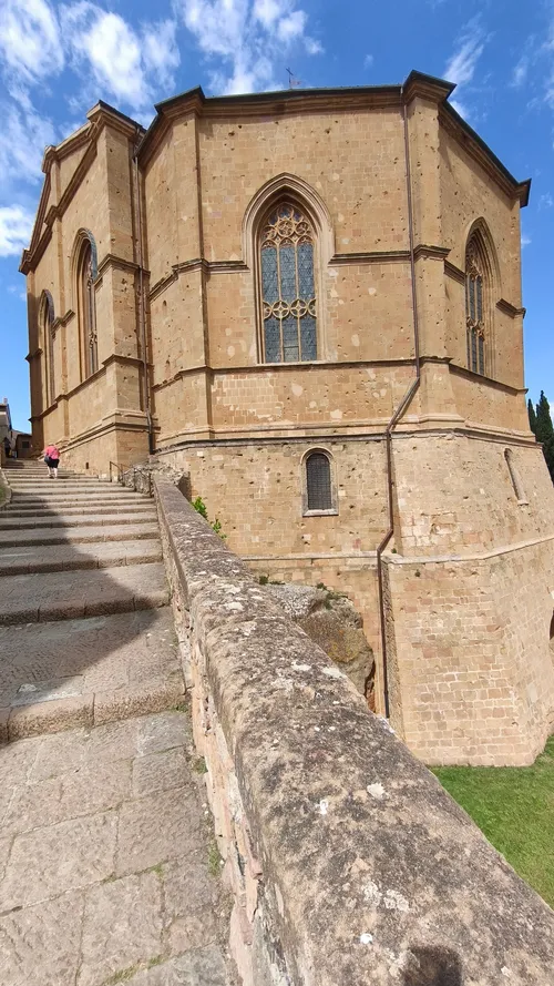 Pienza Cathedral - จาก Back, Italy