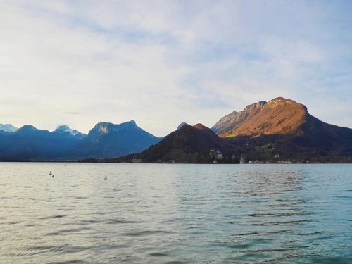 Lac d'Annecy et montagne d'Entrevernes - Desde Talloires, France