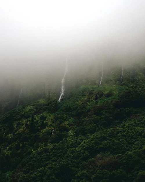 Cascata da Ribeira do Ferreiro - From Lagoa dos Patos, Portugal