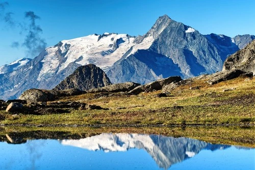 Mont Pourri - From Passage de la Louie Blanche, Italy