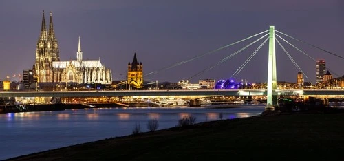 Cologne Cathedral - Desde Poller Wiesen, Germany