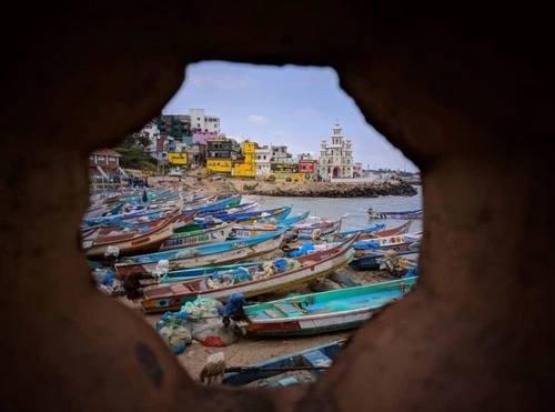 St. Roch's Church - Aus Kanyakumari Boating Point, India