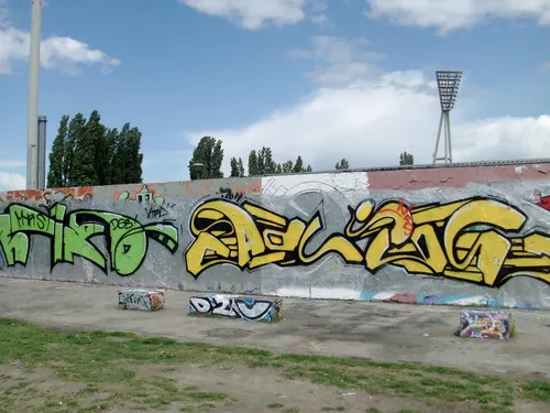 Street art in Mauerpark - Germany