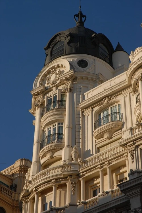 Gran Vía's Buildings - Aus Calle de la Abada, Spain