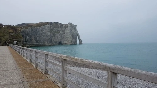 Les Falaises - From Etretat Beach, France
