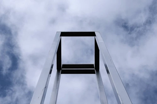 Spirit of Mozart - From Below sculpture, Austria