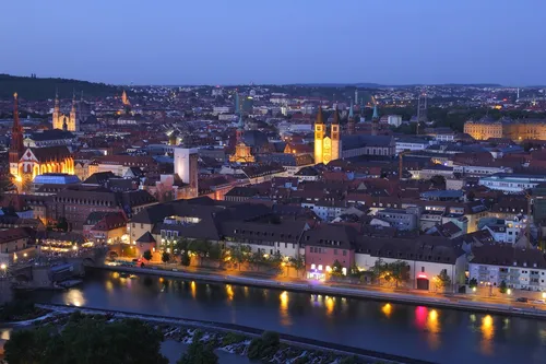 Würzburg - From Marienberg Fortress, Germany