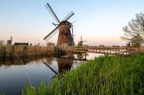 Nederwaard Windmill No.5 - From Blokweerschekade, Netherlands