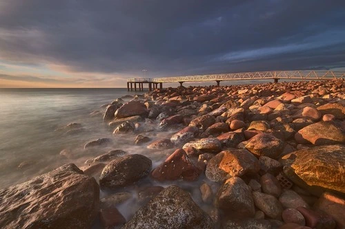 Pasarela de Chilches - Depuis Beach, Spain
