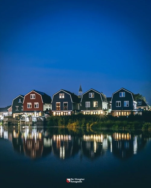Bunschoten's Houses - Aus Stadsgracht, Netherlands