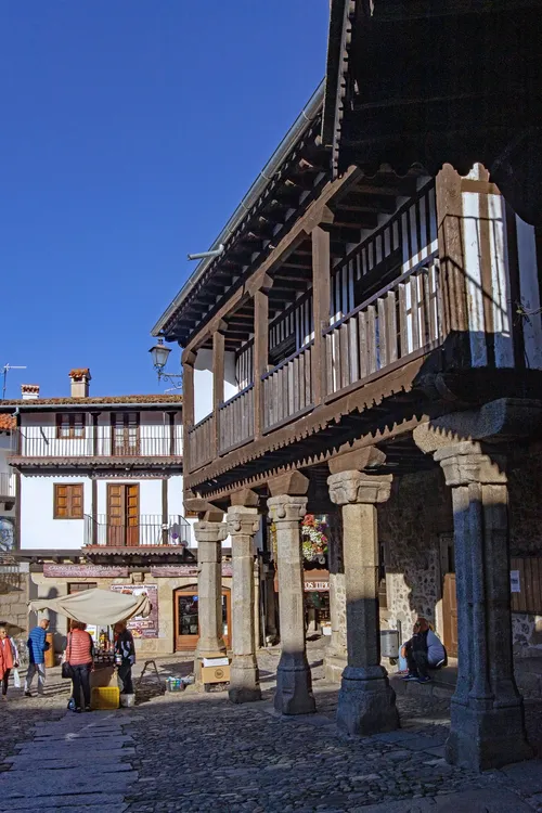 Plaza Mayor de La Alberca - Spain