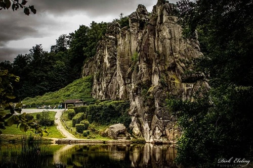 Externsteine - From Oberer Teich, Germany
