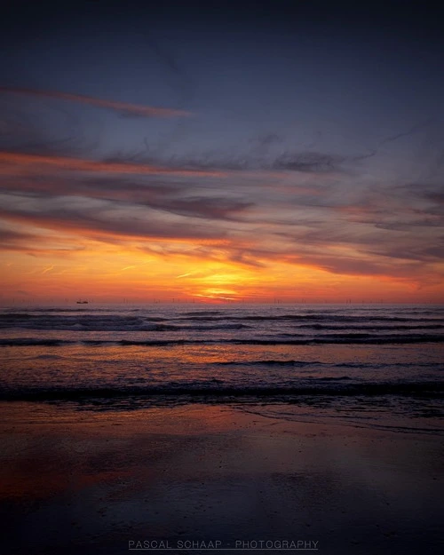 Zonsondergang - From Katwijk aan Zee, Netherlands
