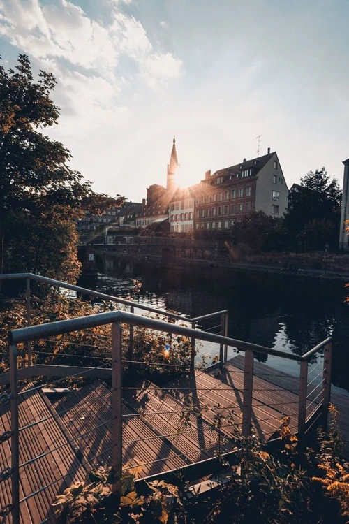 Strasbourg and River III - Desde Quai des Bateliers, France