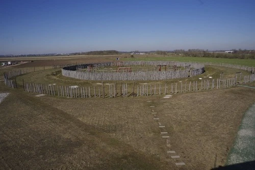 Ringheiligtum Pömmelte - Dari Aussichtsturm, Germany