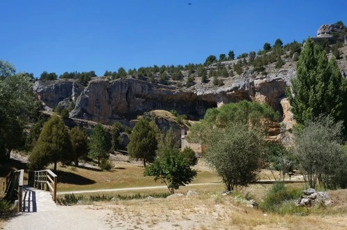 Ermita de San Bartolome - Depuis Parque natural del Río Lobos, Spain