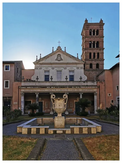 Basilica di Santa Cecilia in Trastevere - From Cripta di Santa Cecilia, Italy