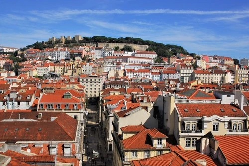 Lisboa - Desde Elevador Santa Justa, Portugal