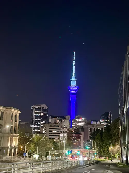 Sky Tower - From University of Auckland Science Centre, New Zealand