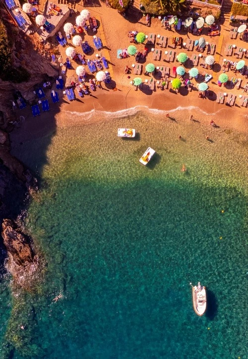 Karavostasi Beach - От Drone, Greece