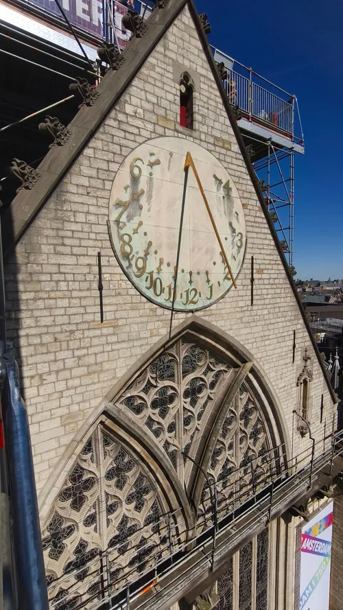 Sun Dial in The New Church - Netherlands
