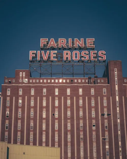 Farine Five Roses - Depuis Lachine Canal National Historic Site, Canada