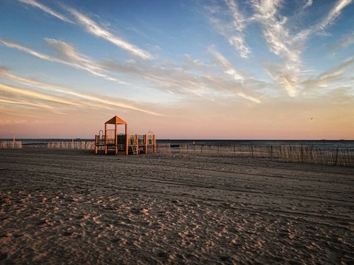 Coney Island Playground - From Deno's Wonder Wheel Amusement Park, United States