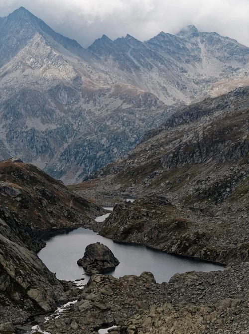 Laghi di Bella Comba - Desde Sentier vers la Louie Blanche, Italy