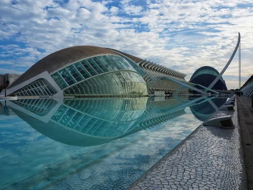 Hemisfèric y Museo de las Ciencias - From Puente De Monteolivete, Spain