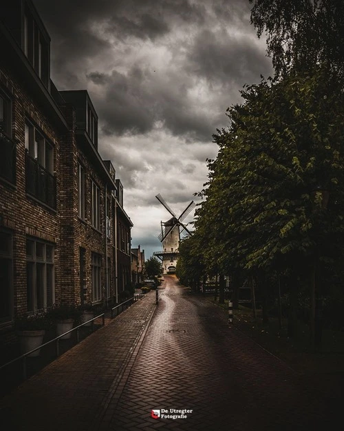 d'Orangemolen - จาก Achterstraat, Netherlands