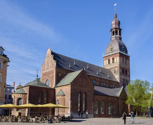 Riga Cathedral - From Dome Square, Latvia