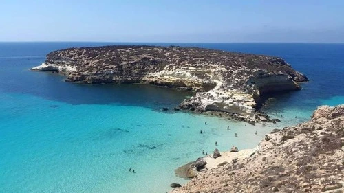 Isola dei conigli, Lampedusa - Dari Belvedere dei conigli, Italy